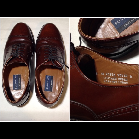 Men's Leather Bostonian Classics Oxford Shoes - Picture 5 of 5